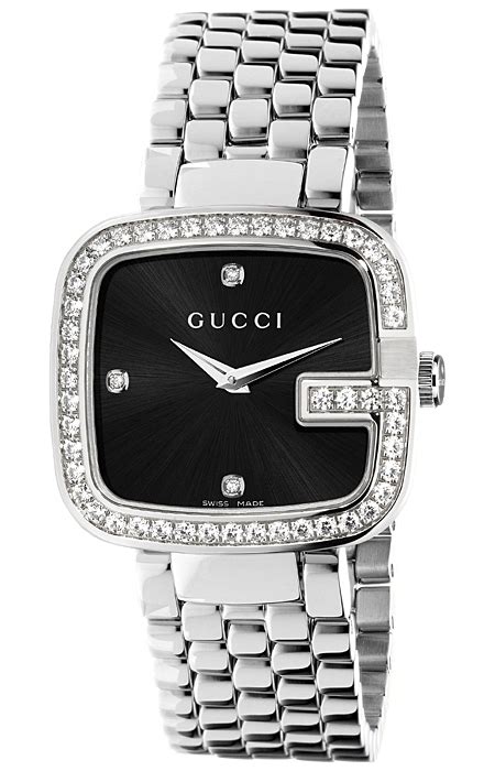 gucci 125 g-gucci ladies diamond swiss quartz watch leather white|gucci g timeless collection.